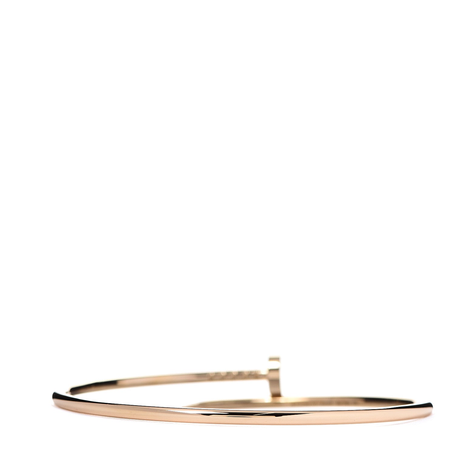 Cartier 18K Yellow Gold Small Juste Un Clou Bracelet 17 2 of 4