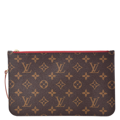 Louis Vuitton Monogram Neverfull MM GM Pochette Cherry 1 of 8