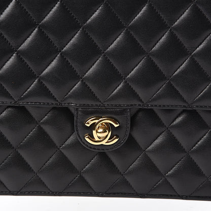 Chanel Lambskin Quilted Medium Single Flap Black 8 of 8