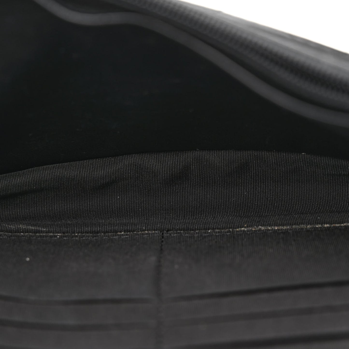 Lambskin Quilted Boy Wallet On Chain WOC Black