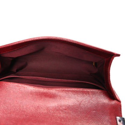 Chanel Caviar Quilted Medium Boy Flap Dark Red 5 of 11