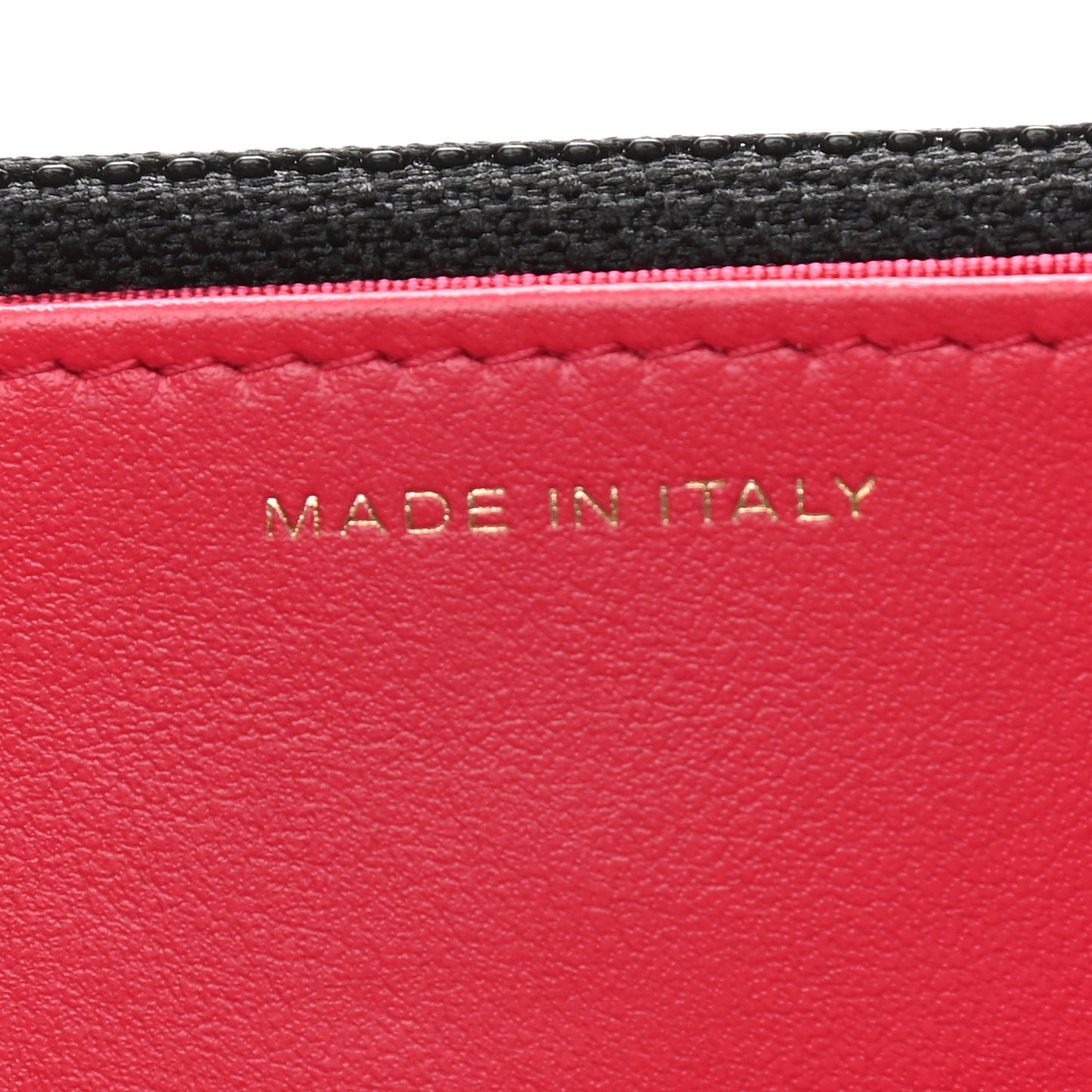 Lambskin Quilted Chain Around Wallet On Chain WOC Black