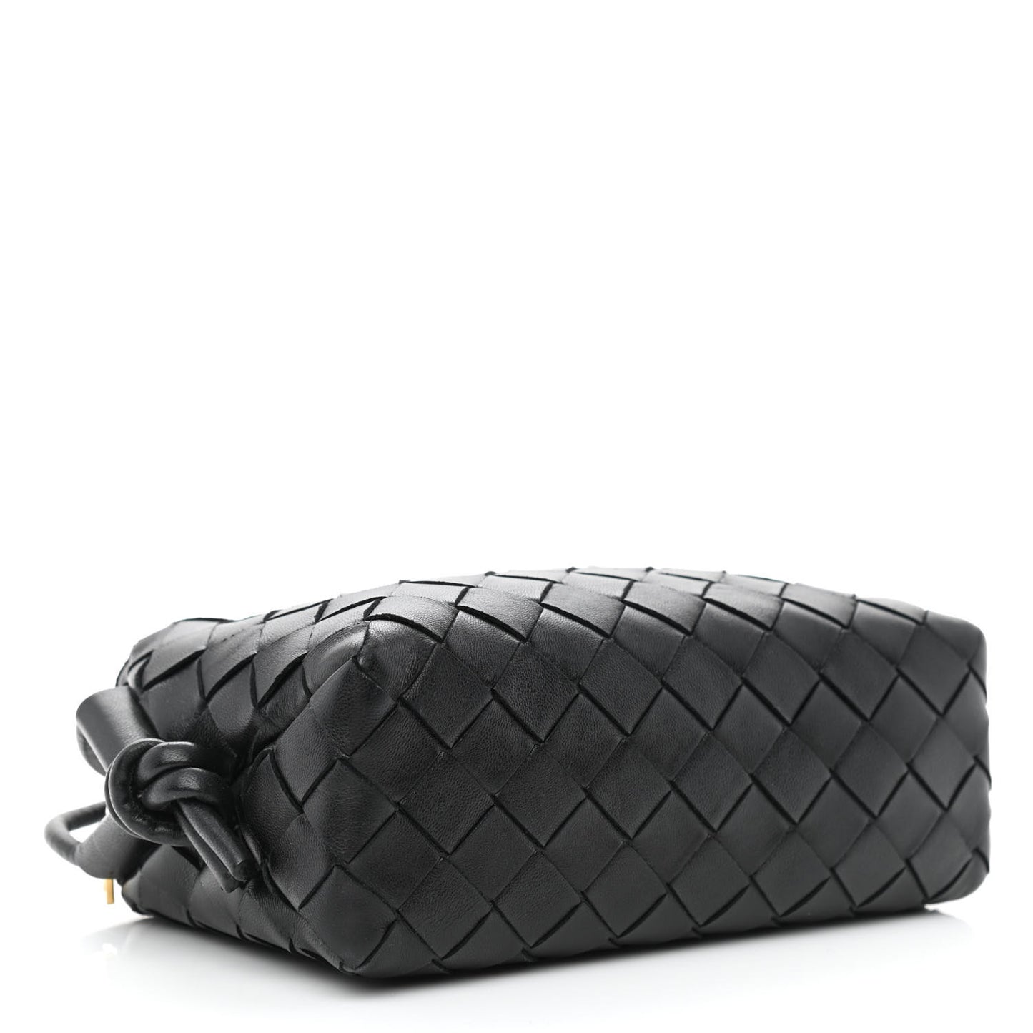 Nappa Intrecciato Mini Loop Camera Bag Black