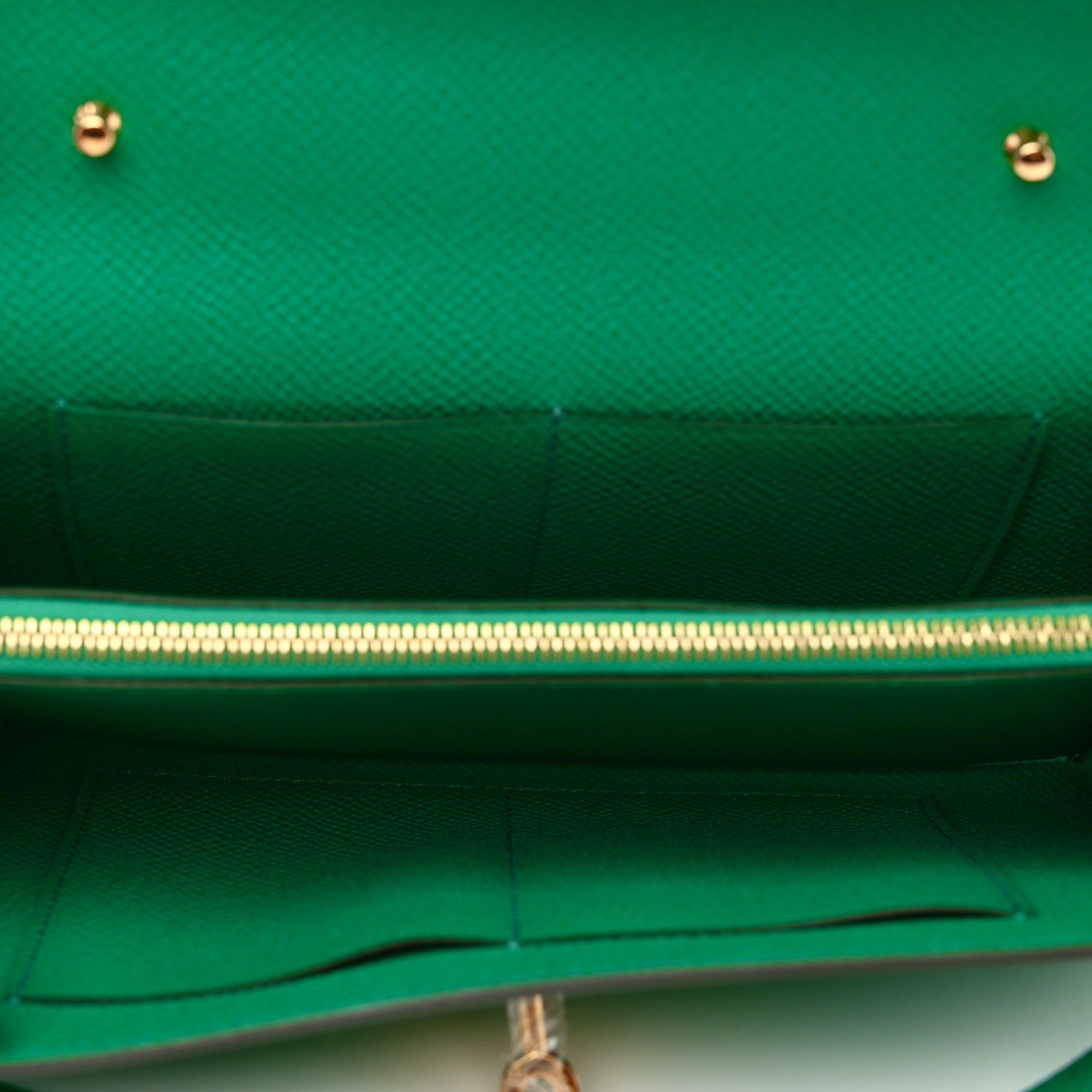 Hermes Epsom Kelly Wallet To Go Vert Jade 5 of 7