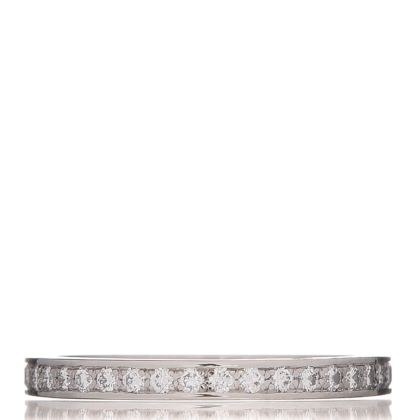 Platinum Diamond 2.1mm Romance Wedding Band Ring 49 4.75