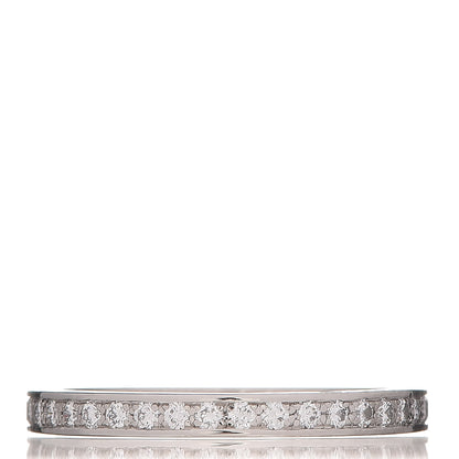 Van Cleef & Arpels Platinum Diamond 2.1mm Romance Wedding Band Ring 49 4.75 3 of 5