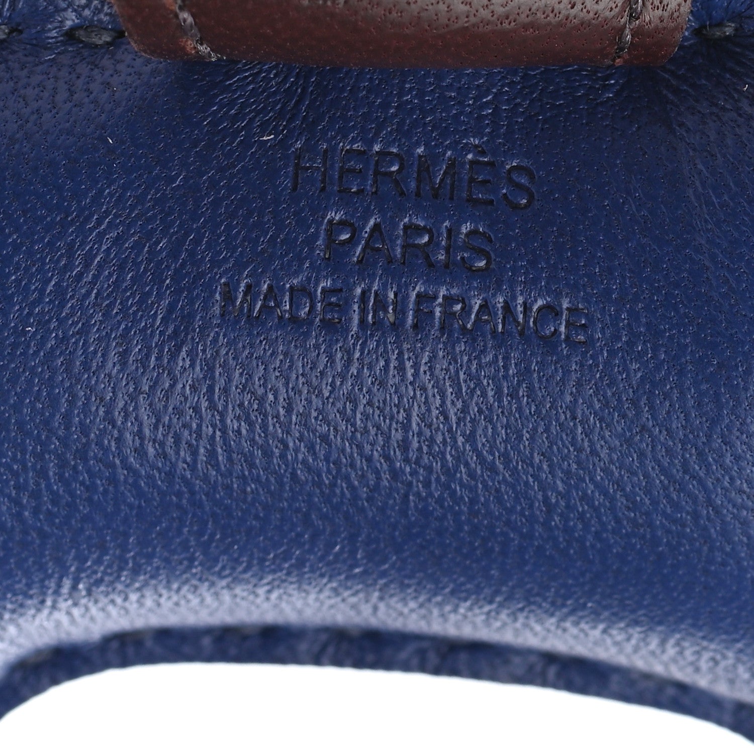 Hermes Milo Lambskin Grigri Rodeo Horse Bag Charm PM Rouge Sellier Mauve Sylvestre Bleu Saphir 4 of 4