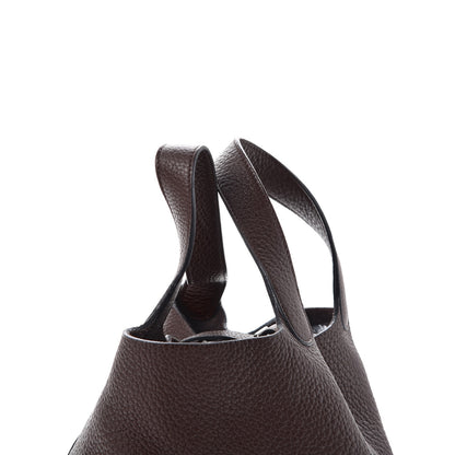 Hermes Taurillon Clemence Picotin 18 PM Cafe 9 of 9