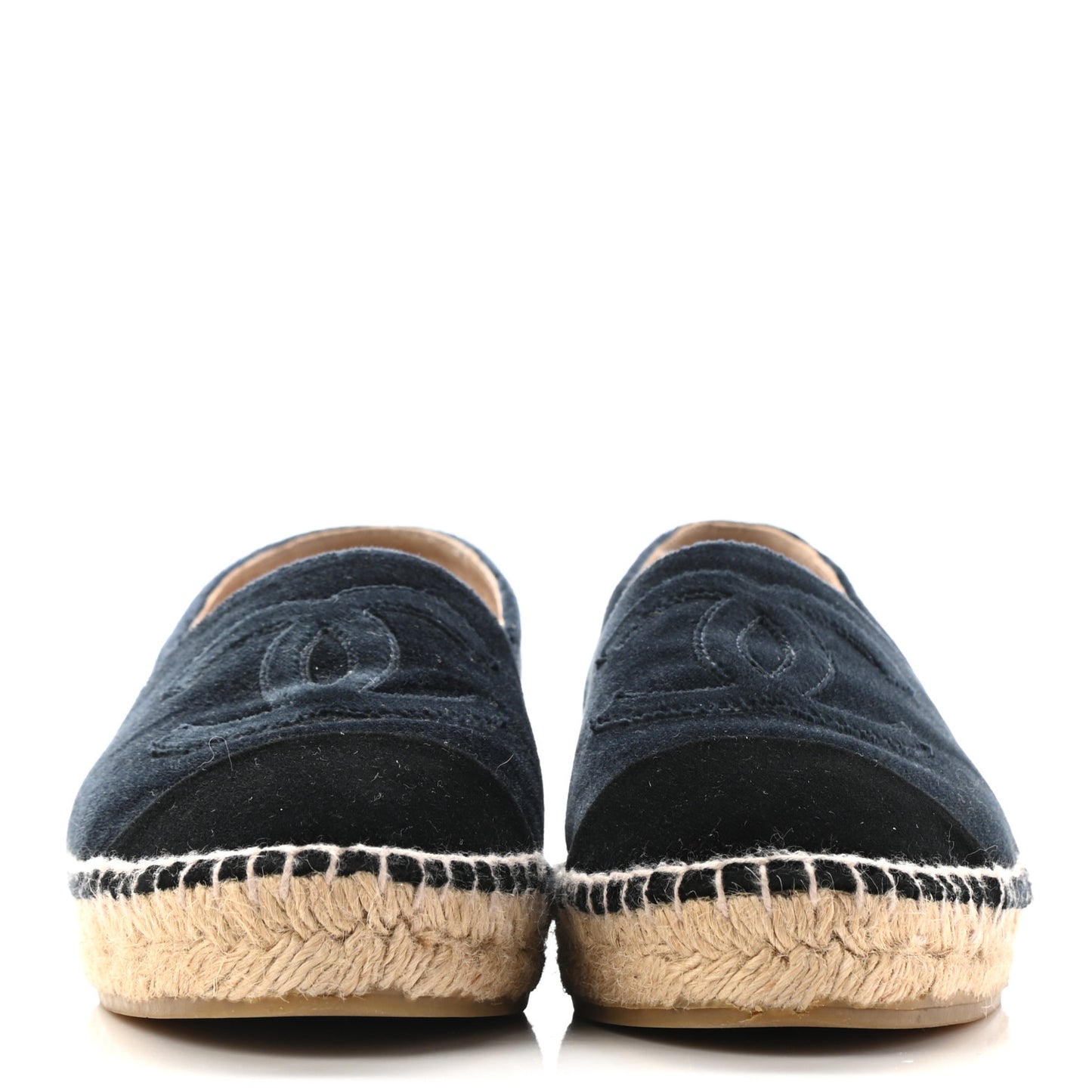 Velvet CC Espadrilles 37 Dark Navy Black