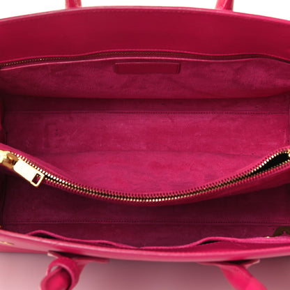 Saint Laurent Calfskin Small Sac De Jour Bubblegum 4 of 7