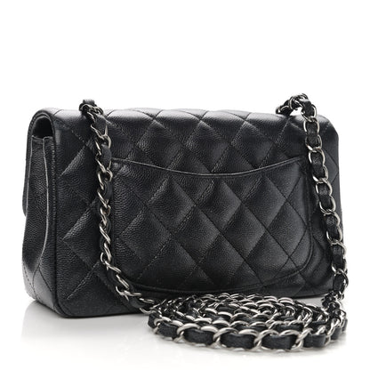 Chanel Iridescent Caviar Quilted Mini Rectangular Flap Black 3 of 11