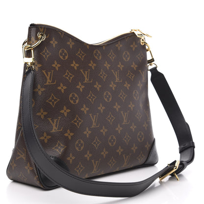 Louis Vuitton Monogram Odeon MM Black 3 of 9