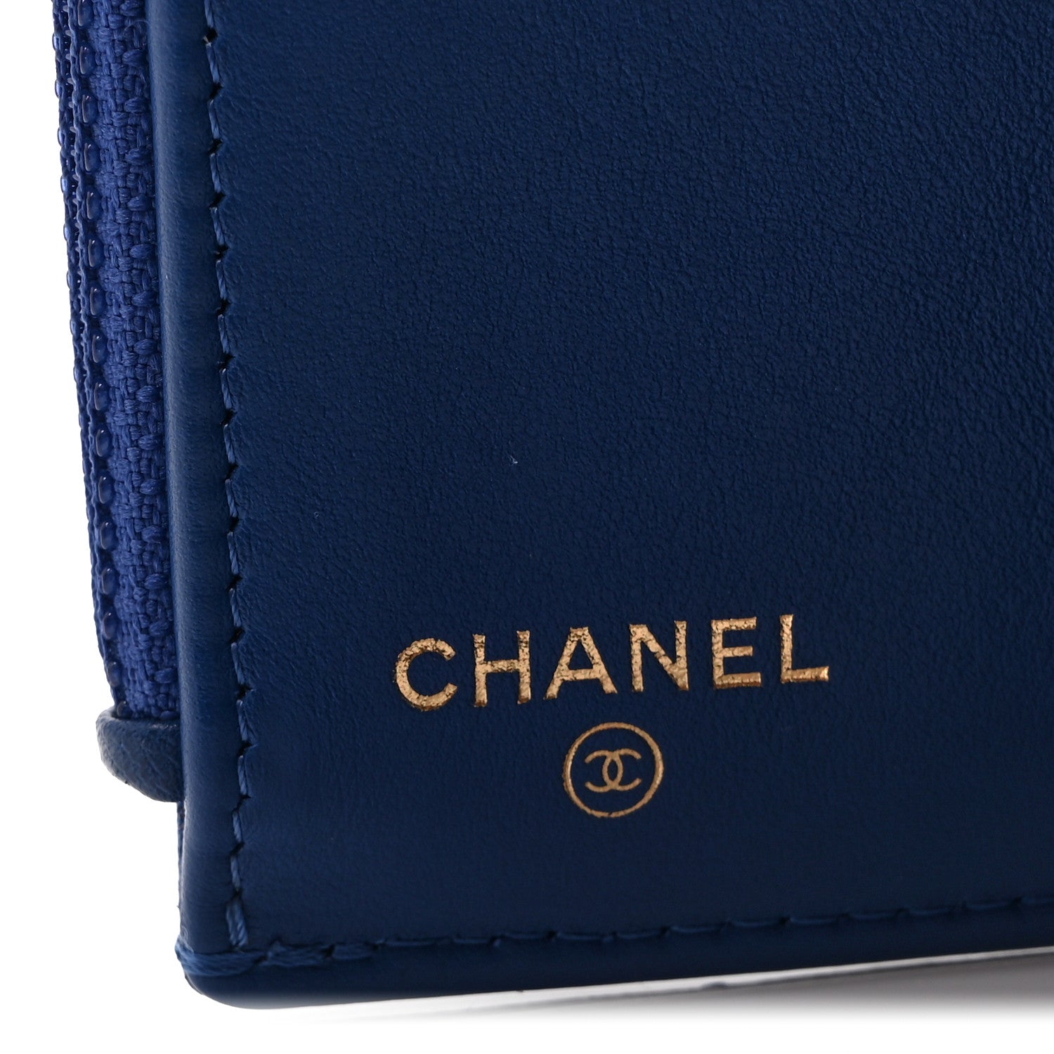 Chanel Goatskin Quilted Chanel 19 Small Flap Wallet  Blue 8 of 13