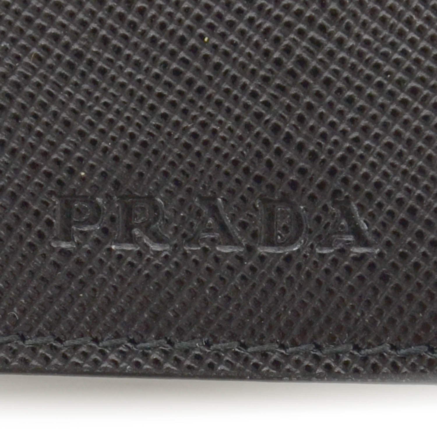 Prada Saffiano Card Case Nero Black 4 of 5