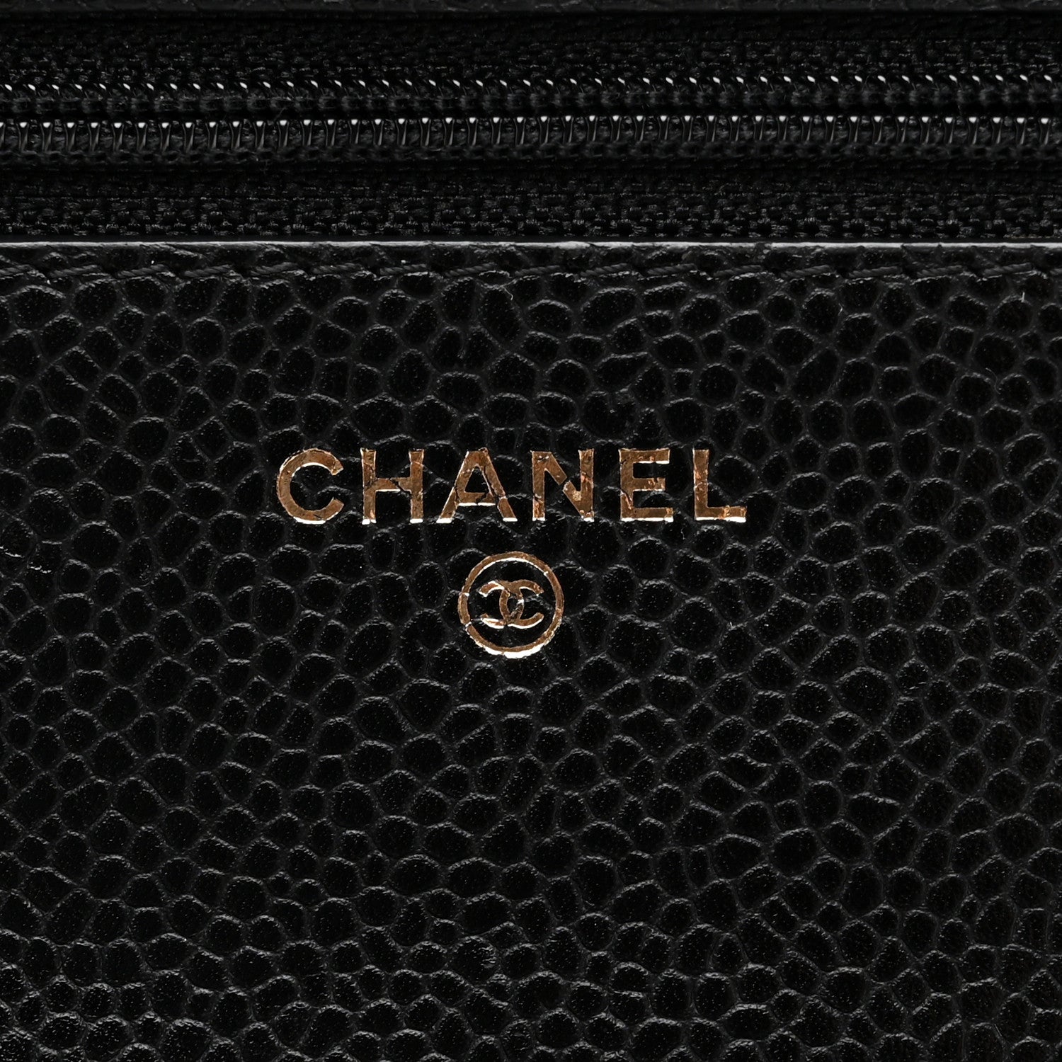 Chanel Caviar Quilted Wallet on Chain WOC Black 6 of 11
