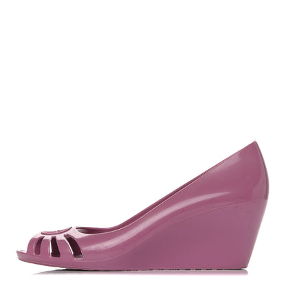 Gucci Rubber Jelly Marola Wedge 39 Fresia Rose 1 of 9