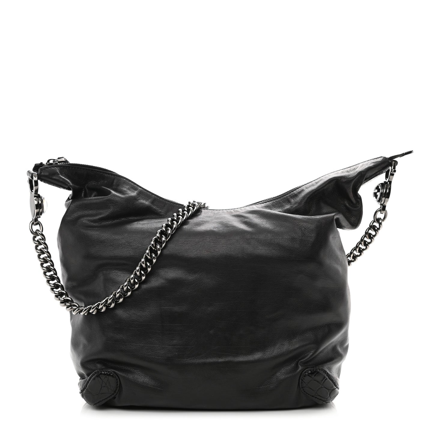 Calfskin Galaxy Hobo Black