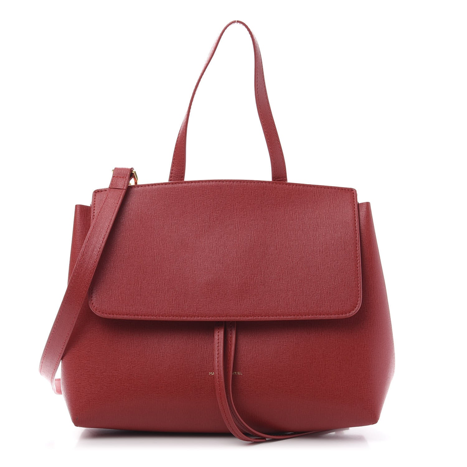 Mansur Gavriel Saffiano Mini Lady Bag Flamma 1 of 10