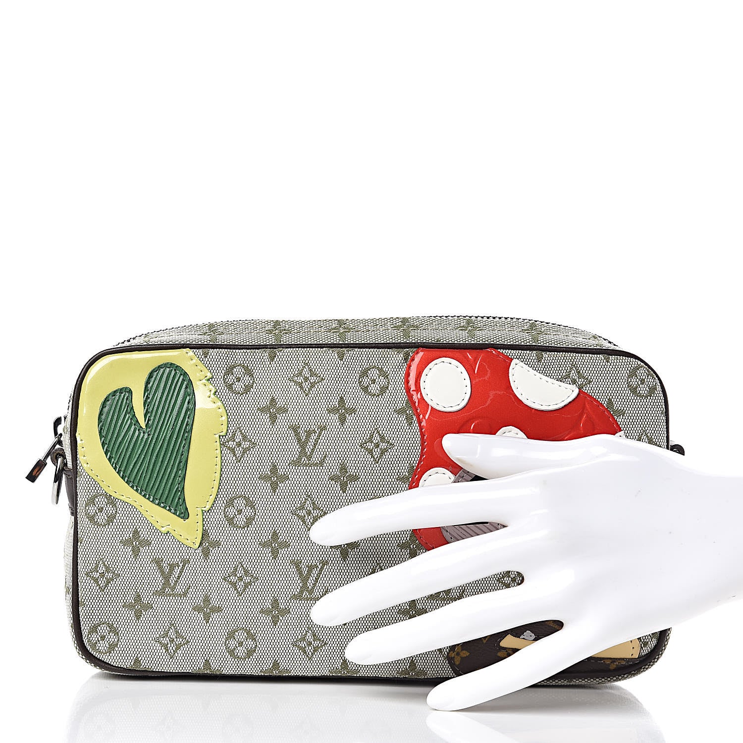 Louis Vuitton Mini Monogram Conte de Fees Mushroom Pochette Kaki 2 of 12