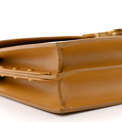 Saint Laurent Smooth Calfskin Monogram Cassandra Clasp Bag Cappuccino 10 of 12