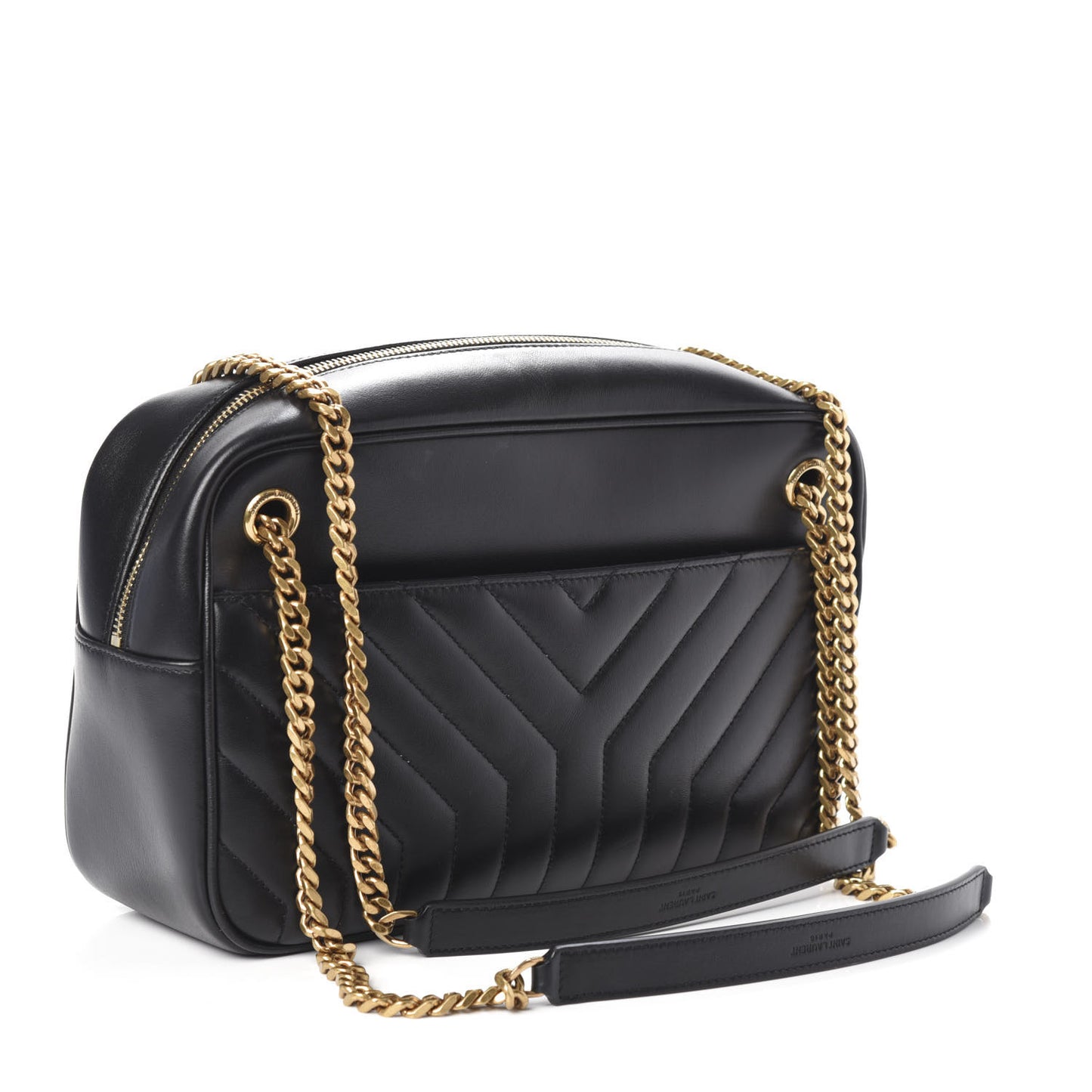 Calfskin Matelasse Joan Camera Bag Black