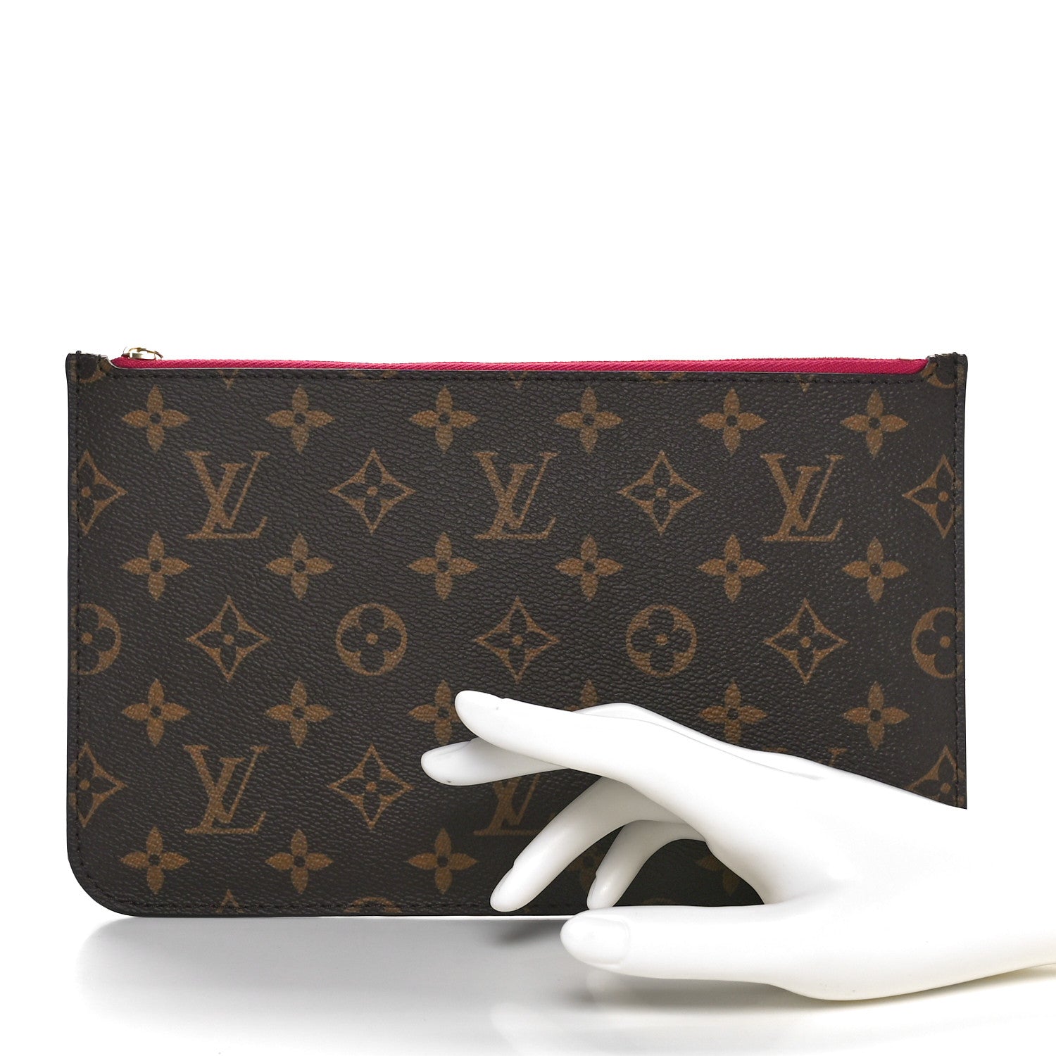 Louis Vuitton Monogram Neverfull MM GM Pochette Pivoine 2 of 7