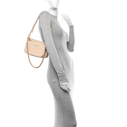 Louis Vuitton Empreinte Monogram Giant Multi Pochette Accessories Cream 2 of 10