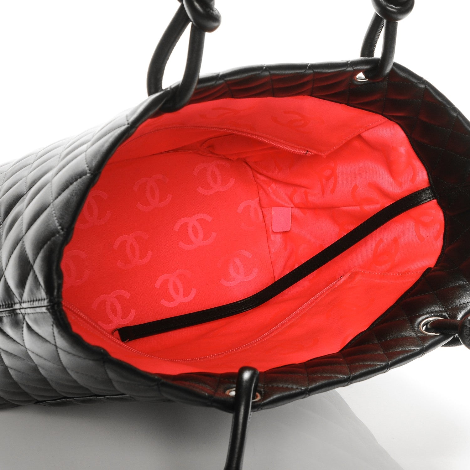 Chanel Calfskin Quilted Large Cambon Tote Black 5 of 7