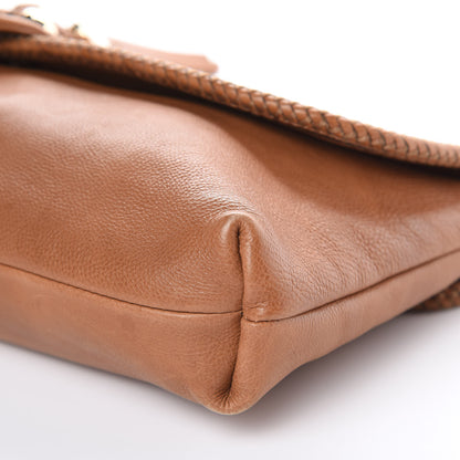 Gucci Pebbled Calfskin Marrakech Clutch Camel 9 of 15