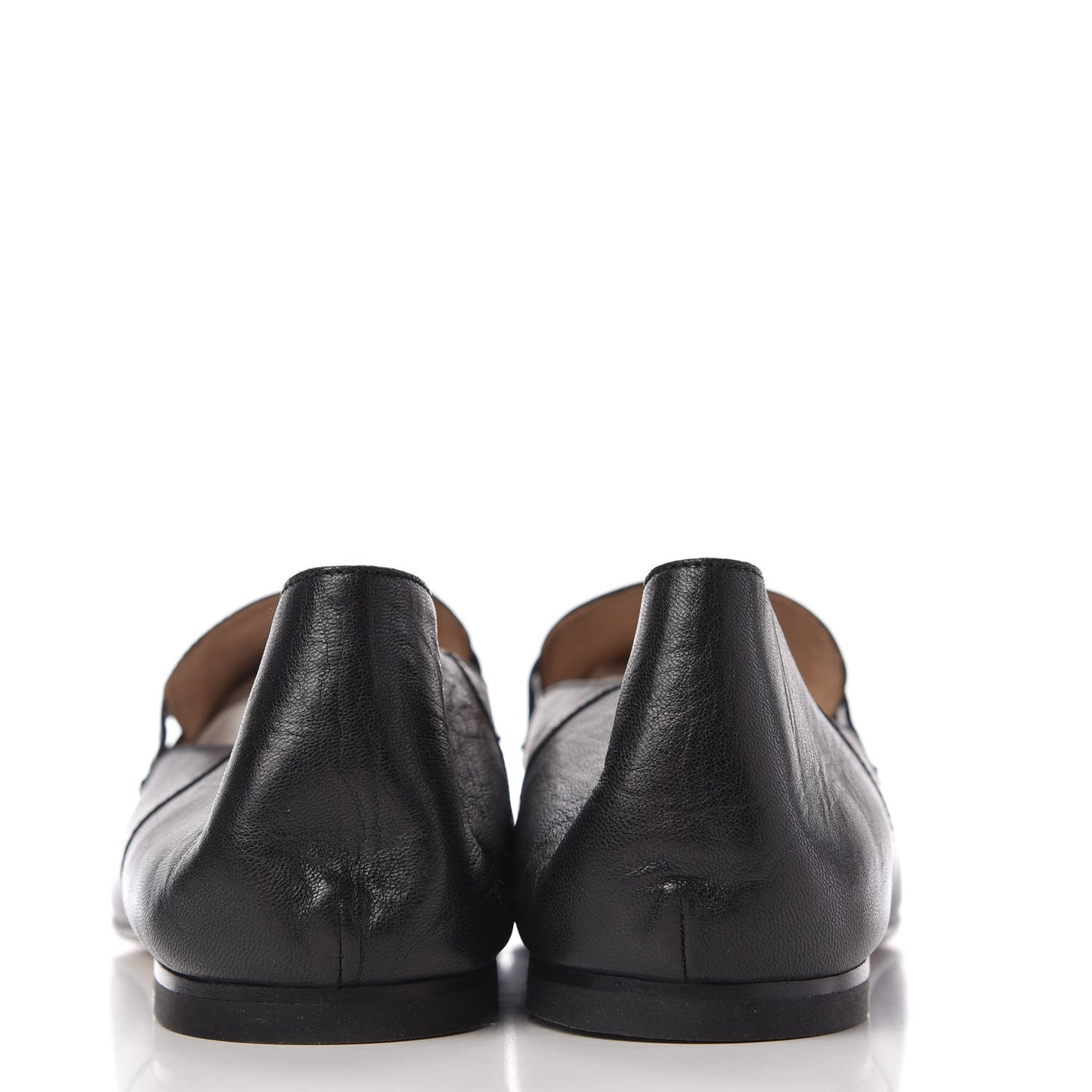 Supple Goatskin Womens Time Loafers 41 Black