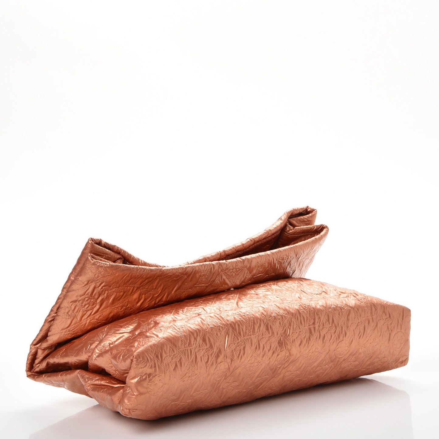 Jacquard Quilted Monogram Limelight Clutch GM Rose Gold