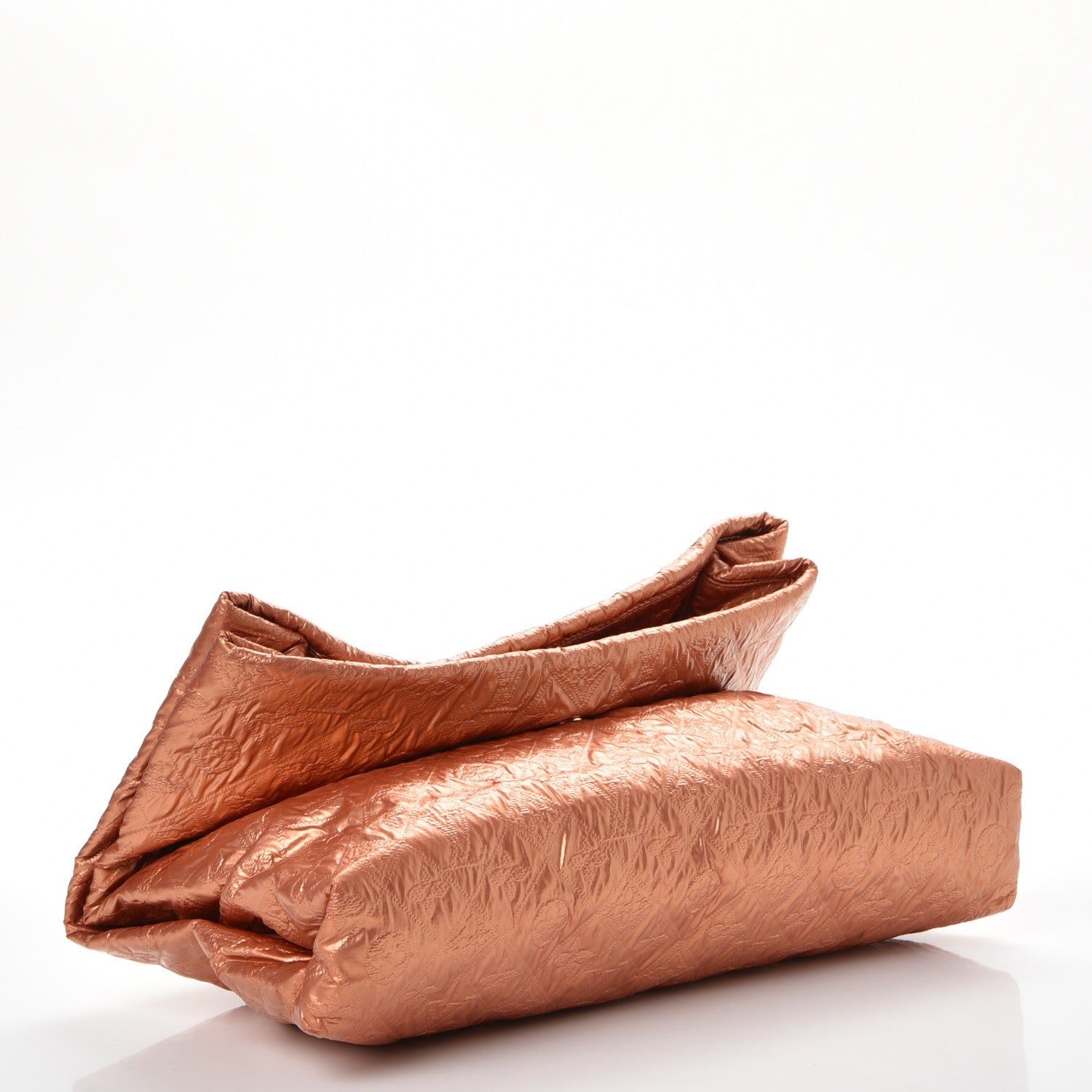 Louis Vuitton Jacquard Quilted Monogram Limelight Clutch GM Rose Gold 4 of 7