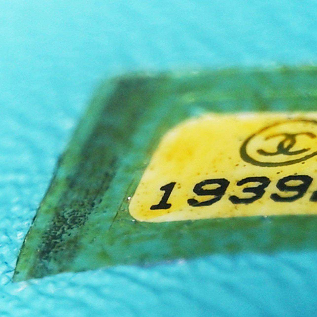 Lambskin Quilted Mini Rectangular Flap Turquoise