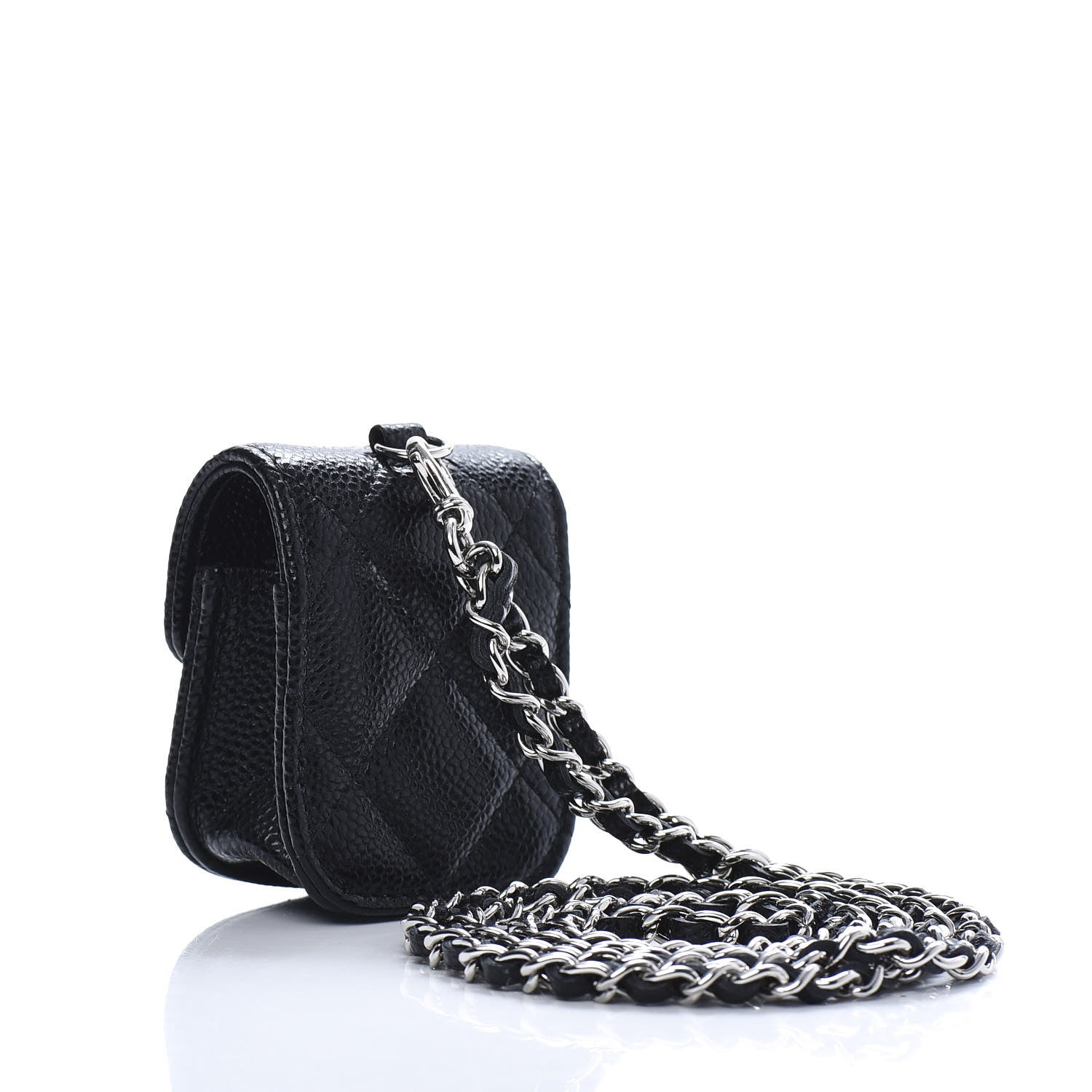 Chanel Caviar Quilted Airpods Case Black 3 of 12