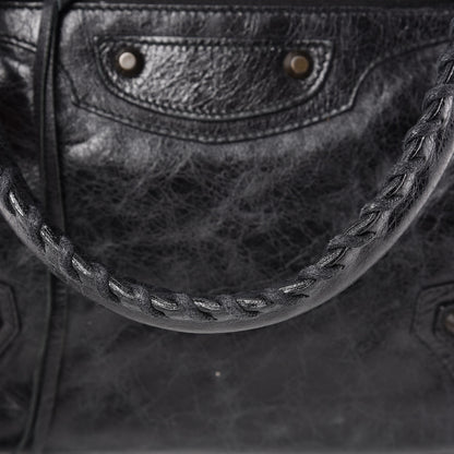Balenciaga Agneau Classic Hardware Shoulder Bag Black 13 of 16