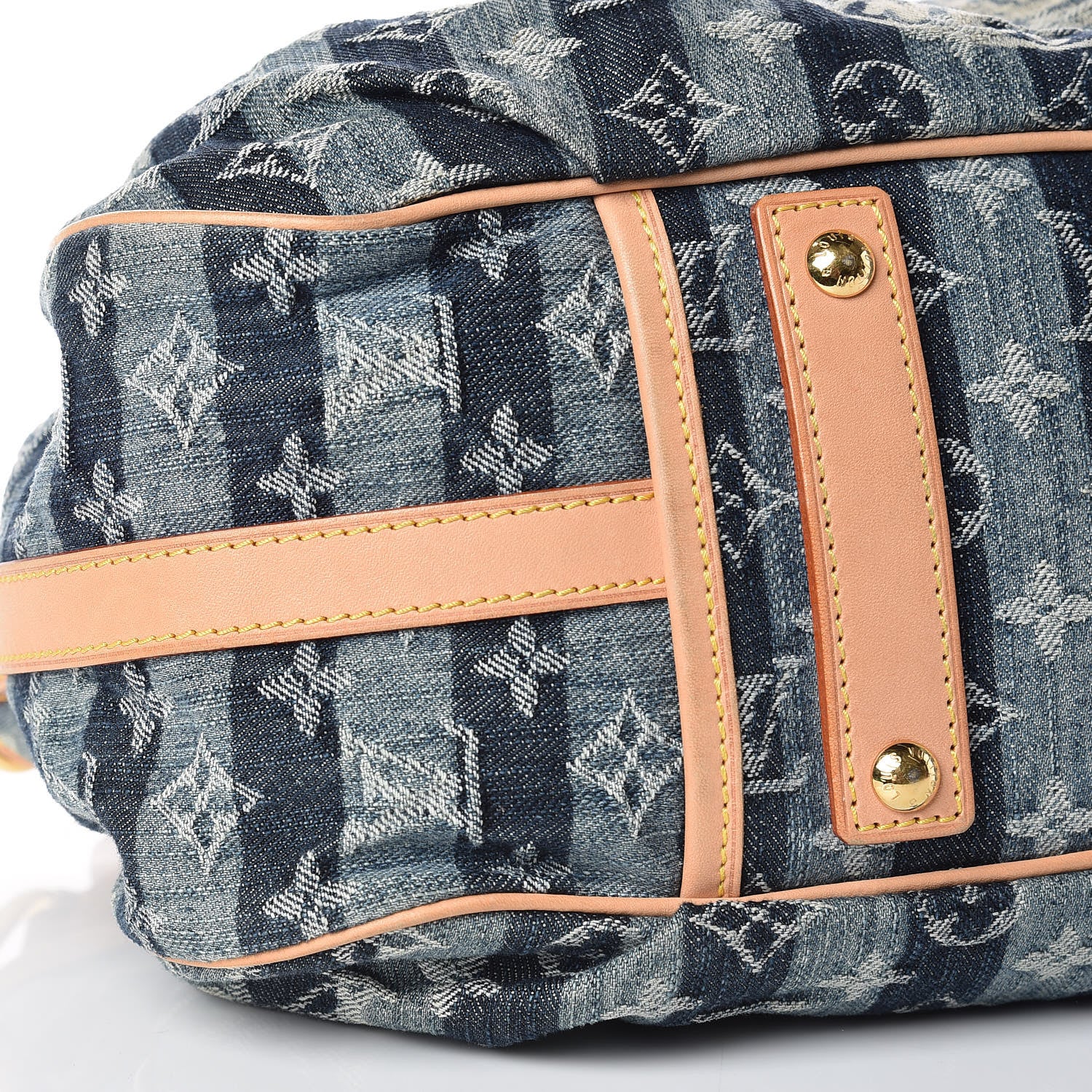 Louis Vuitton Denim Raye Porte Epaule MM 14 of 17