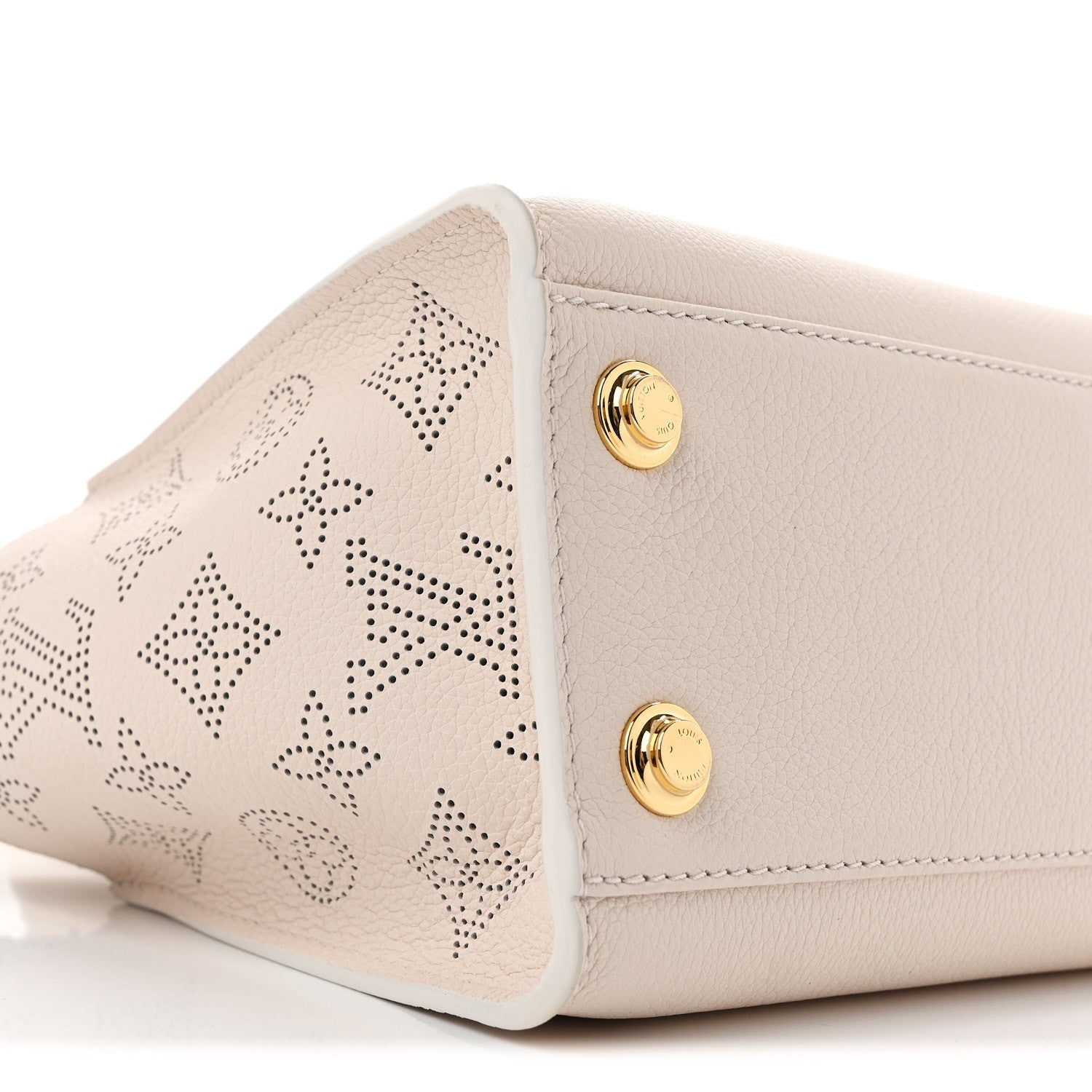 Louis Vuitton Calfskin Karung Snakeskin Mahina On My Side PM Quartz White 8 of 14