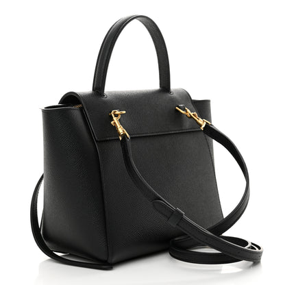 Celine Grained Calfskin Nano Belt Bag Black 3 of 12