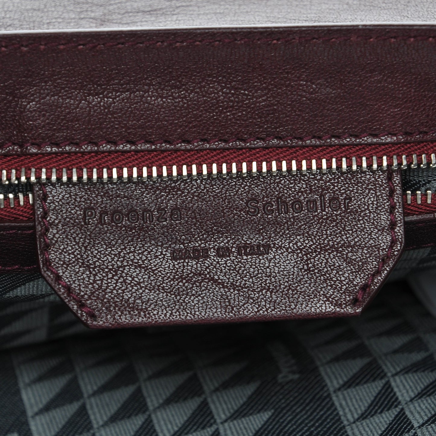 Lambskin Medium PS1 Satchel Oxblood