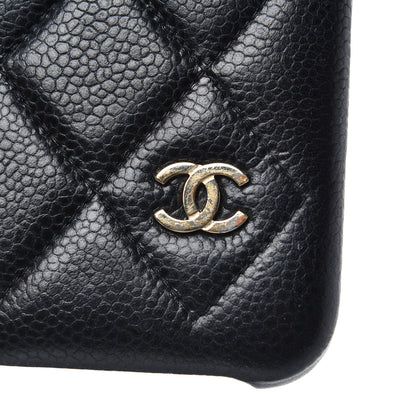 Chanel Caviar Quilted iPhone 11 Max Tech Case Black Burgundy 6 of 7