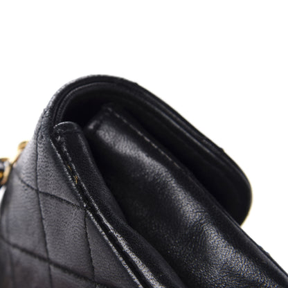 Chanel Lambskin Quilted Micro Mini Flap Bag Black 8 of 16