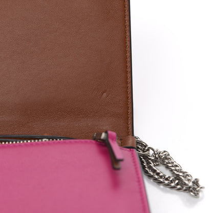 Givenchy Lambskin Emblem Chain Wallet Cyclamen 11 of 12