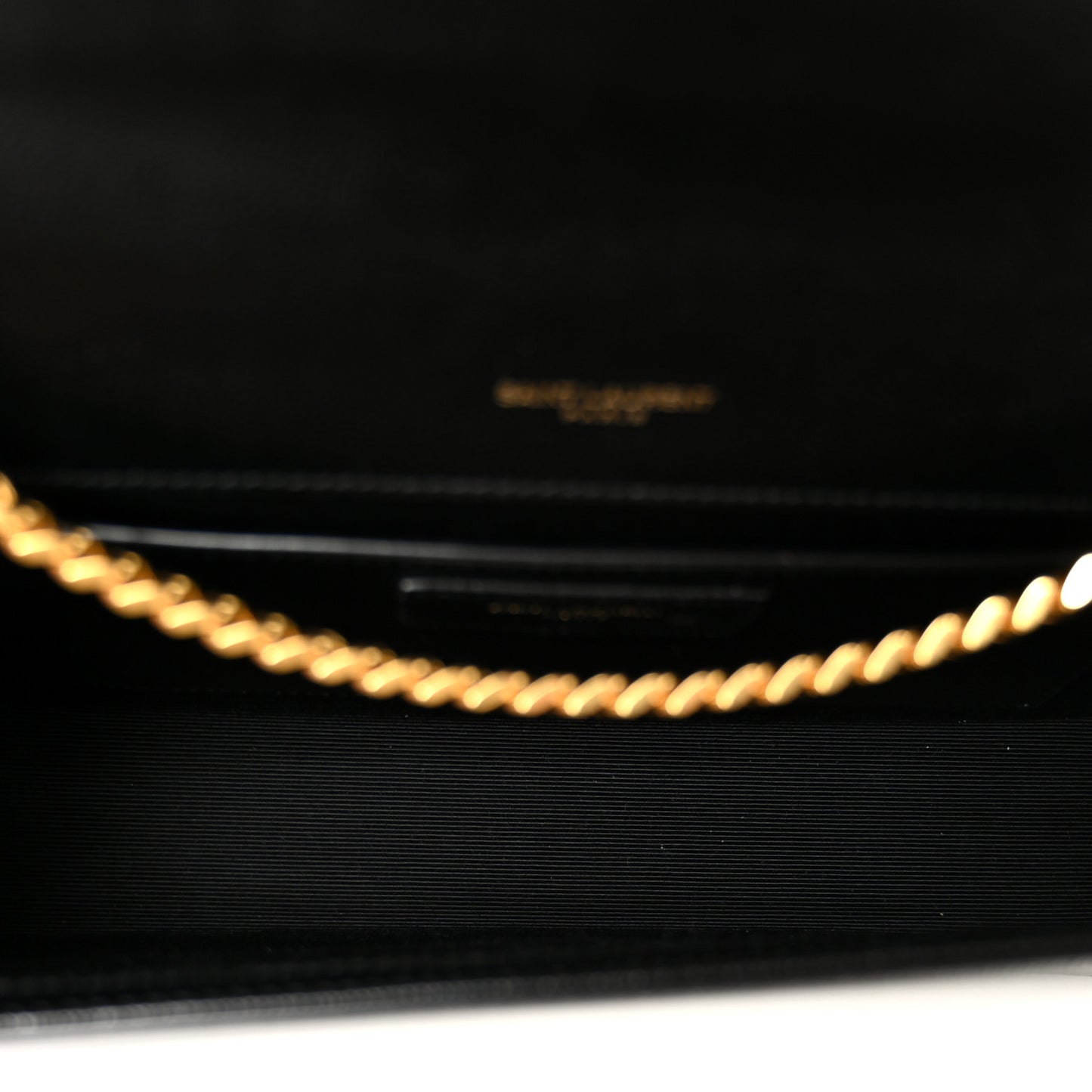 Grain De Poudre Medium Classic Monogram Kate Satchel Black