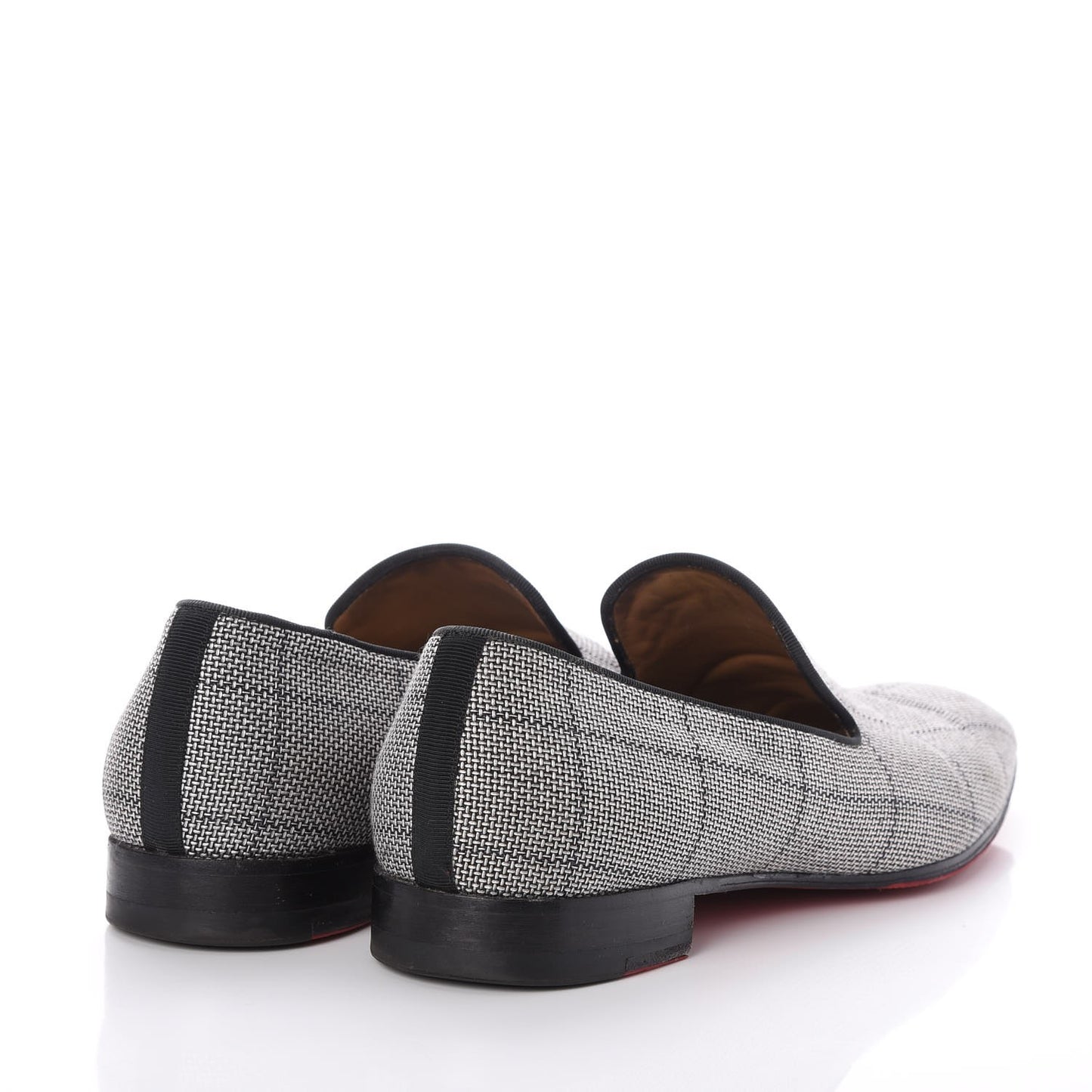 Mens Dandelion Flat Tissu Dorsilk Loafers 41.5 Black