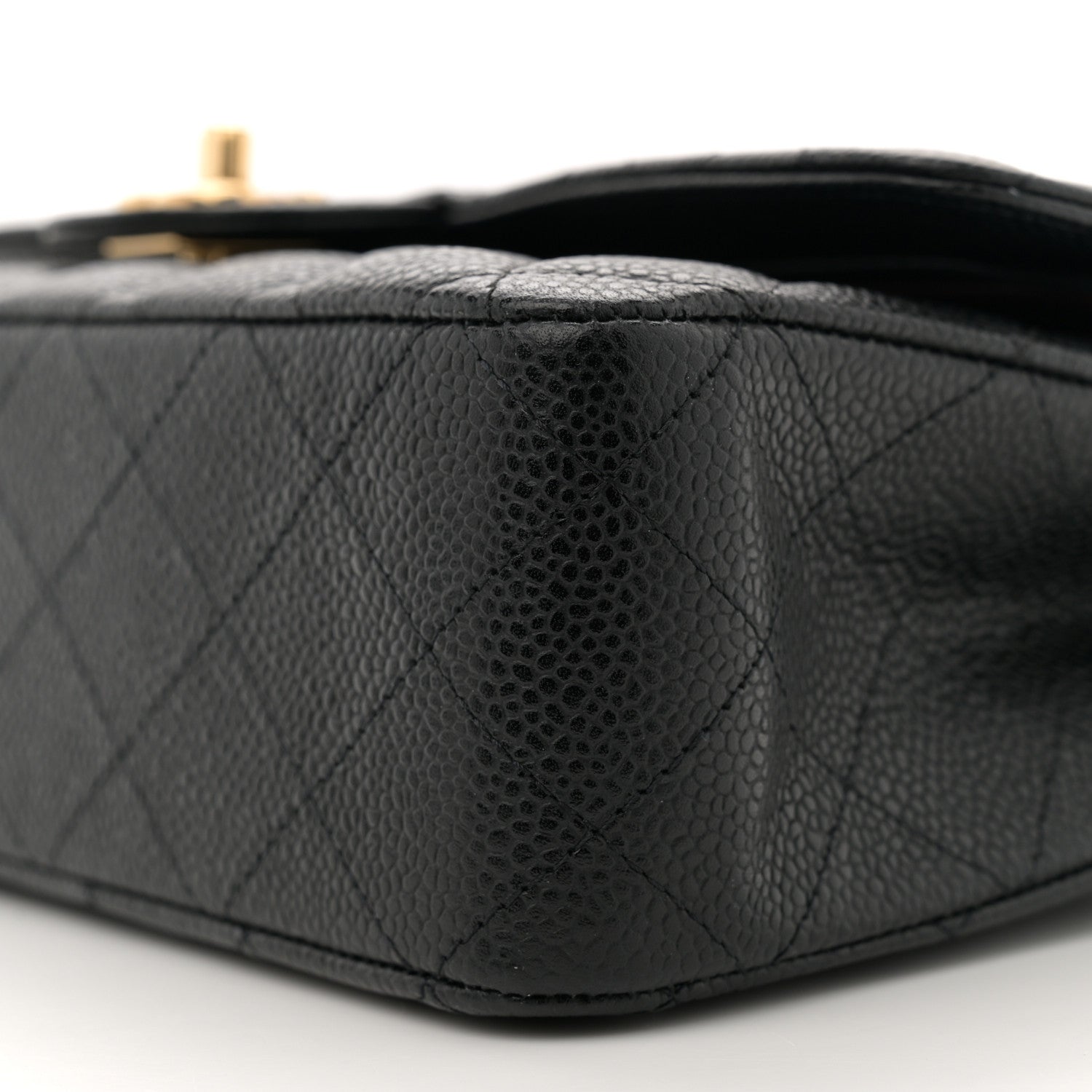 Chanel Caviar Quilted Medium Double Flap Black 10 of 12