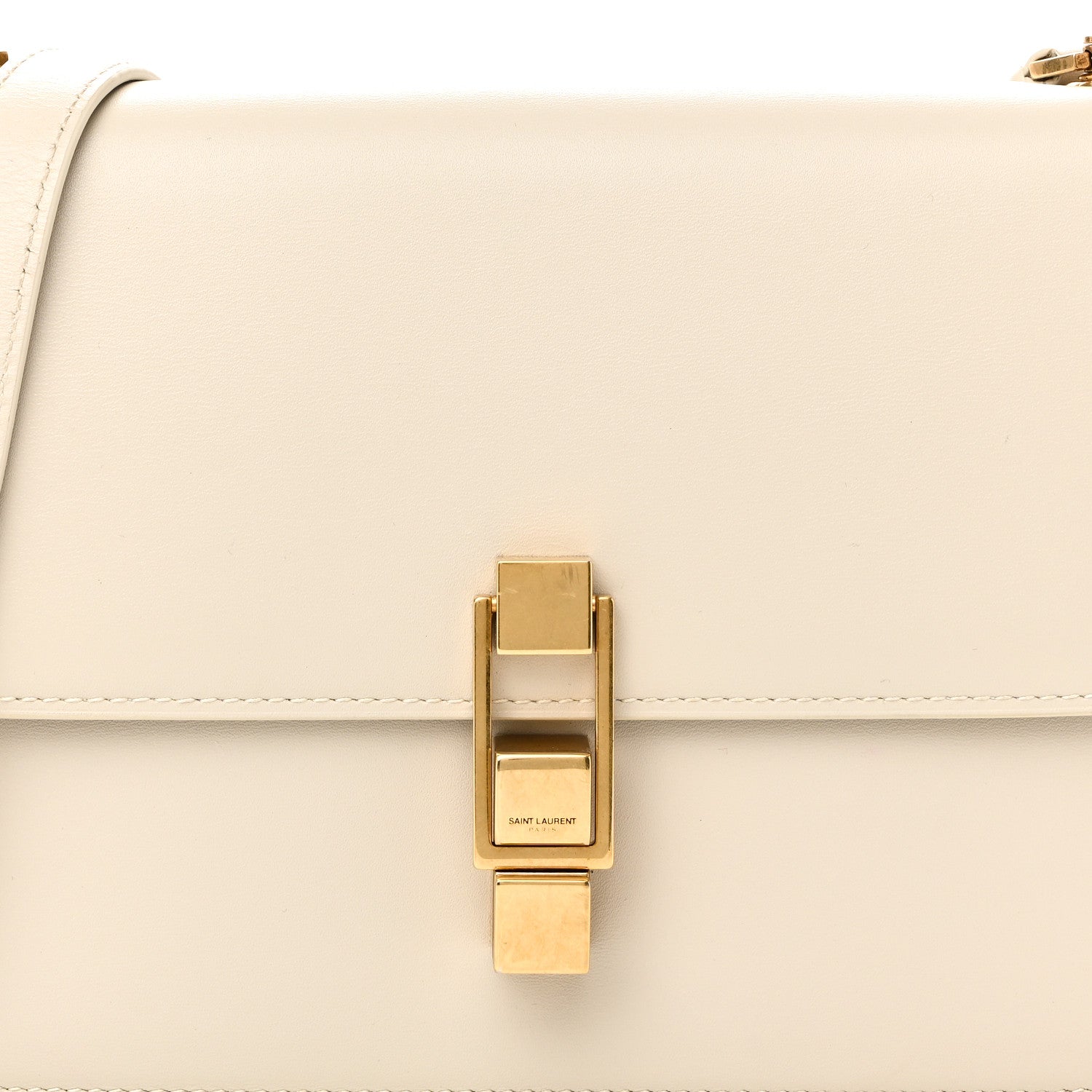 Saint Laurent Smooth Calfskin Carre Satchel Crema Soft 8 of 10