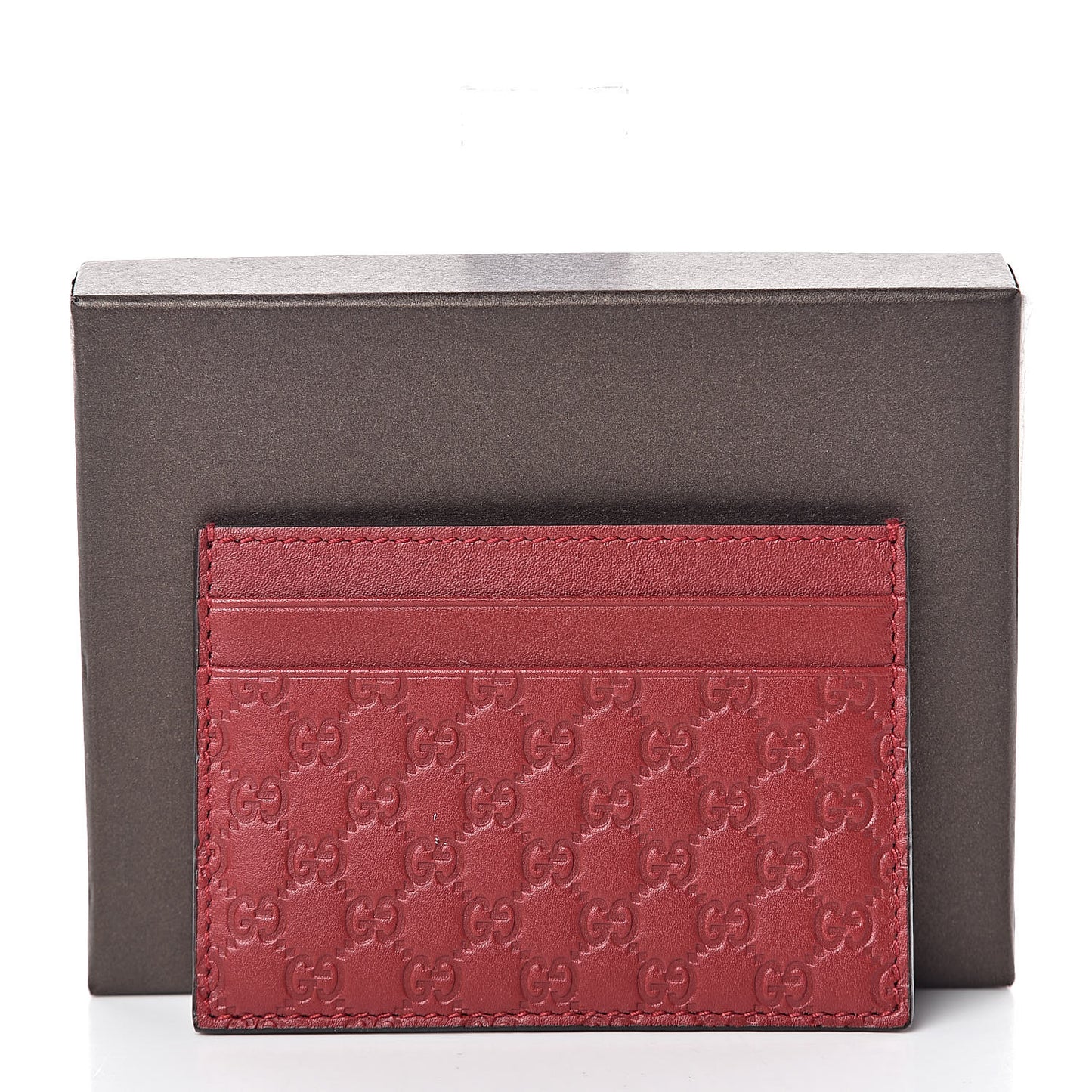 Microguccissima Card Holder Red
