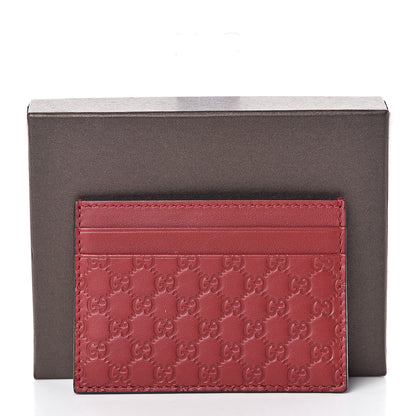 Gucci Microguccissima Card Holder Red 7 of 7