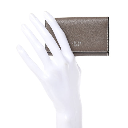 Celine Drummed Calfskin Key Case Souris 2 of 8