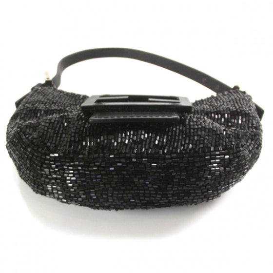 Beaded Mini Pochette Black
